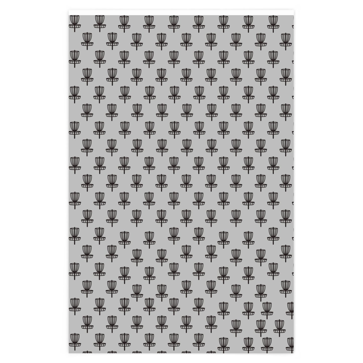 Wrapping Paper Black on Grey