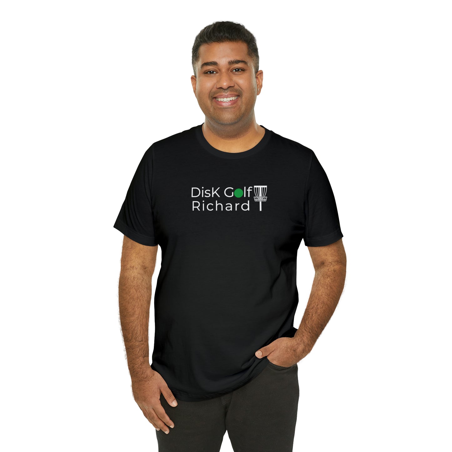 "DisK Golf Richard" - All Gender Jersey Short Sleeve Tee