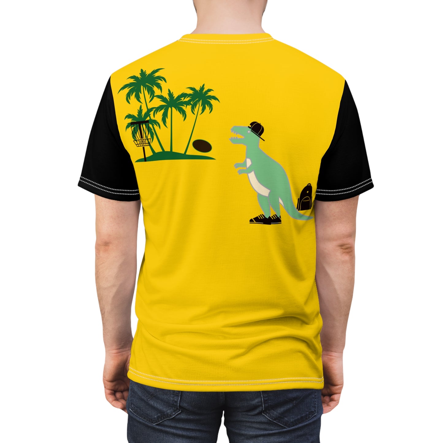 Disc Dino Black/Gold (back print)