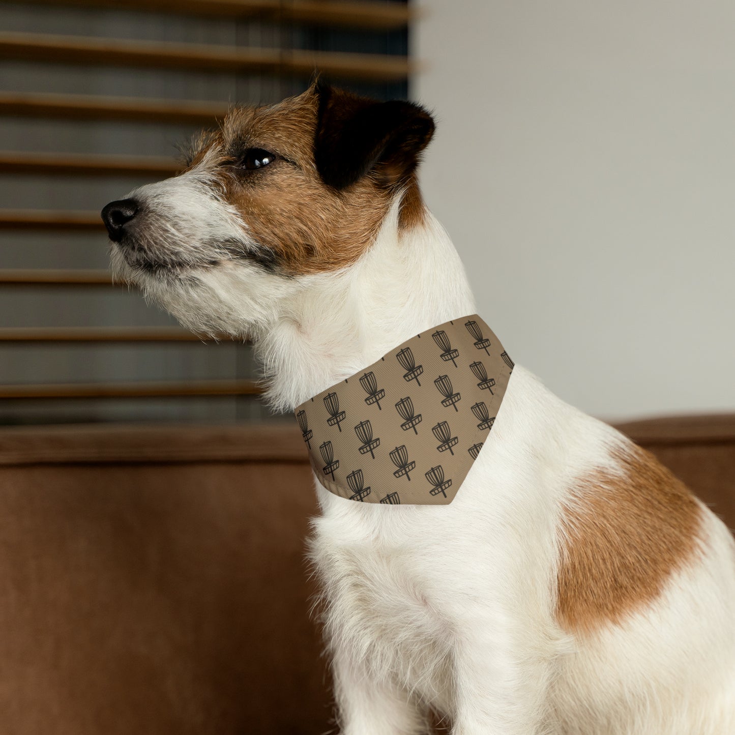 Copy of Pet Bandana Collar- Latte