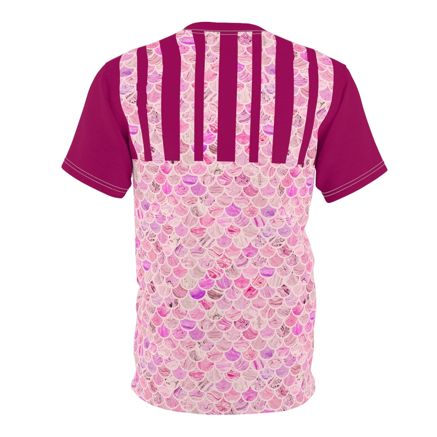 Mermaid Disc Golf Unisex Cut & Sew Tee (AOP)