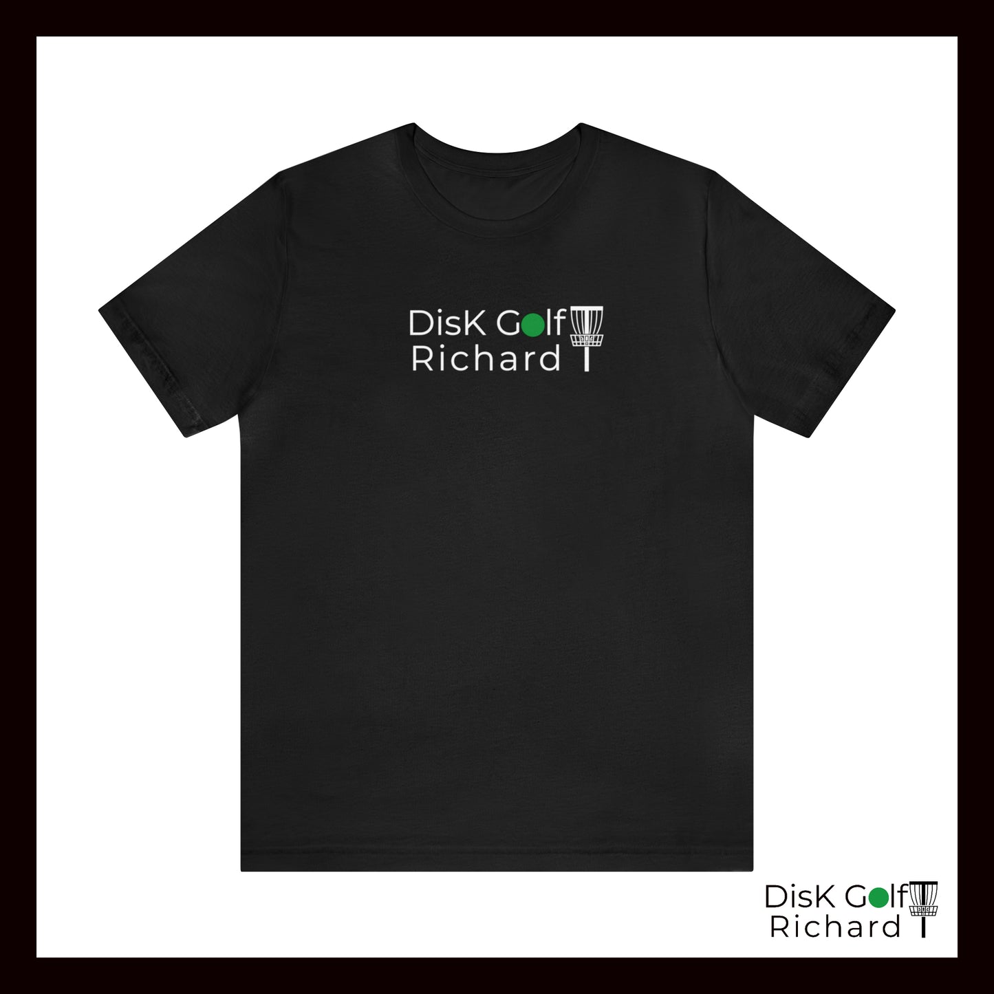 "DisK Golf Richard" - All Gender Jersey Short Sleeve Tee