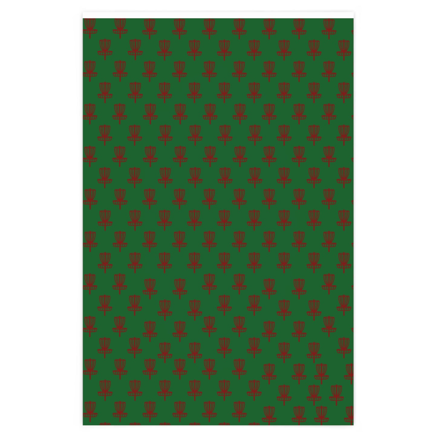 Wrapping Paper Red on Green