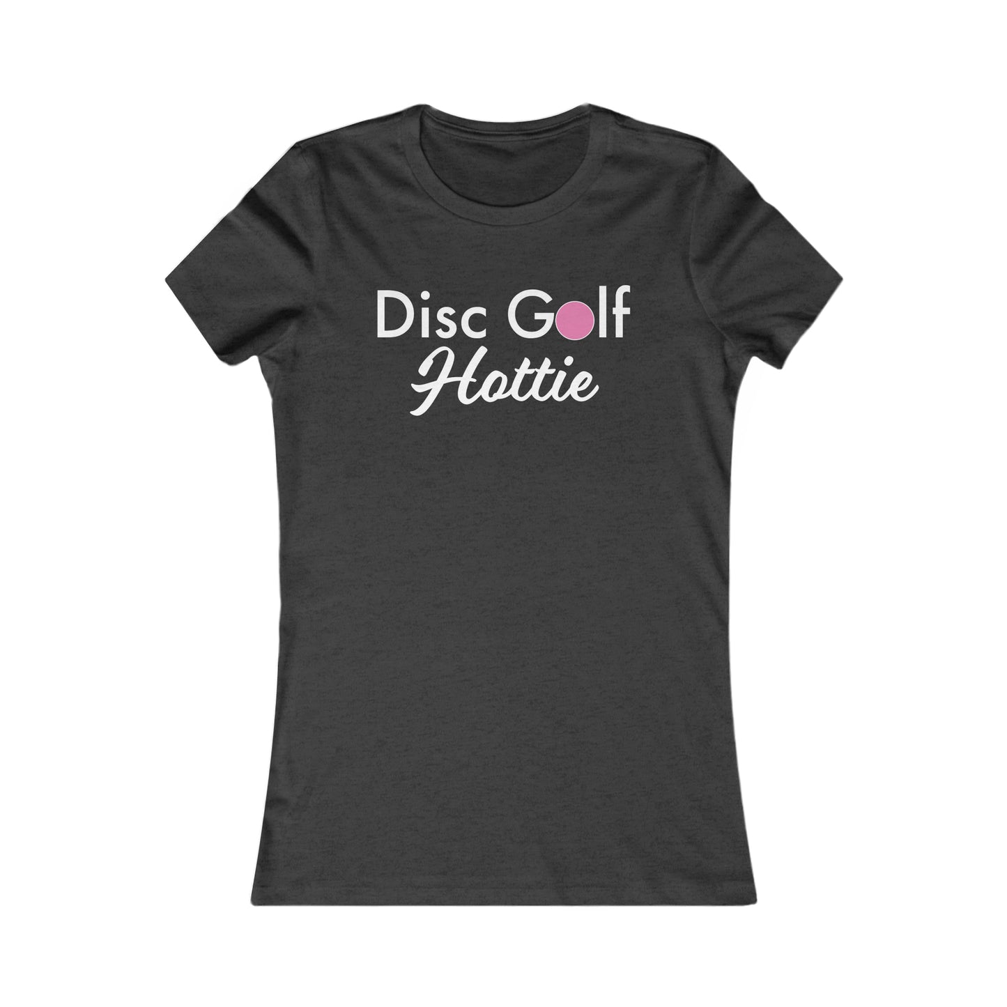 "Disc Golf Hottie"  Women's Favorite Black Tee