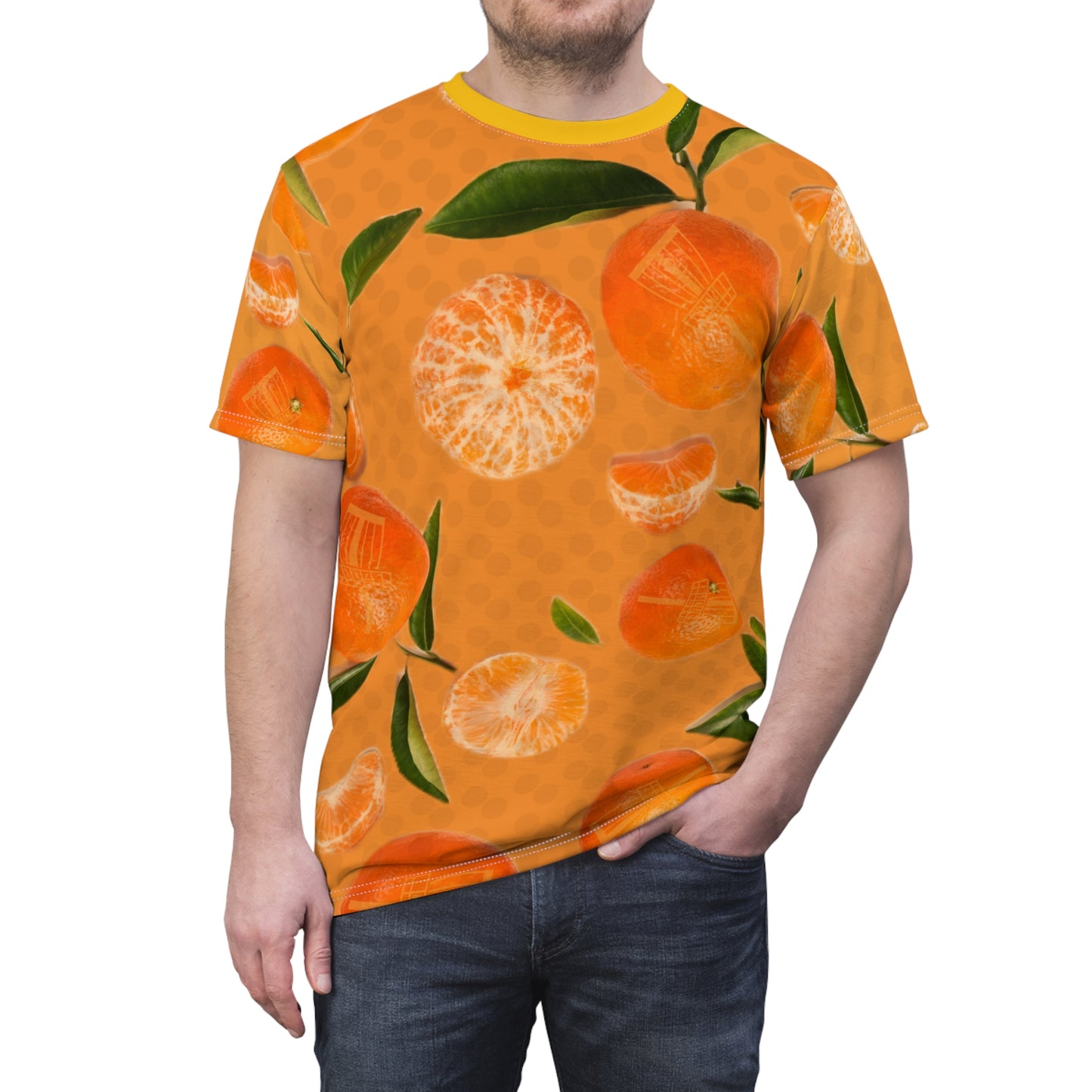 Summer Citrus Flight Unisex Cut & Sew Tee (AOP)