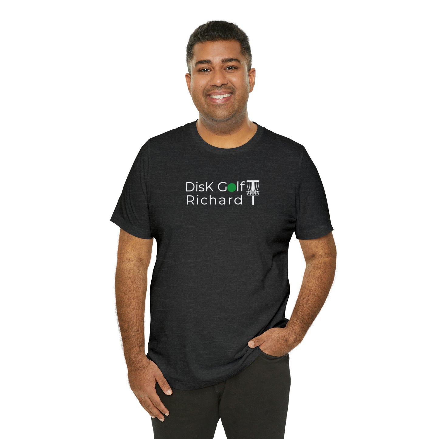 "DisK Golf Richard" - All Gender Jersey Short Sleeve Tee