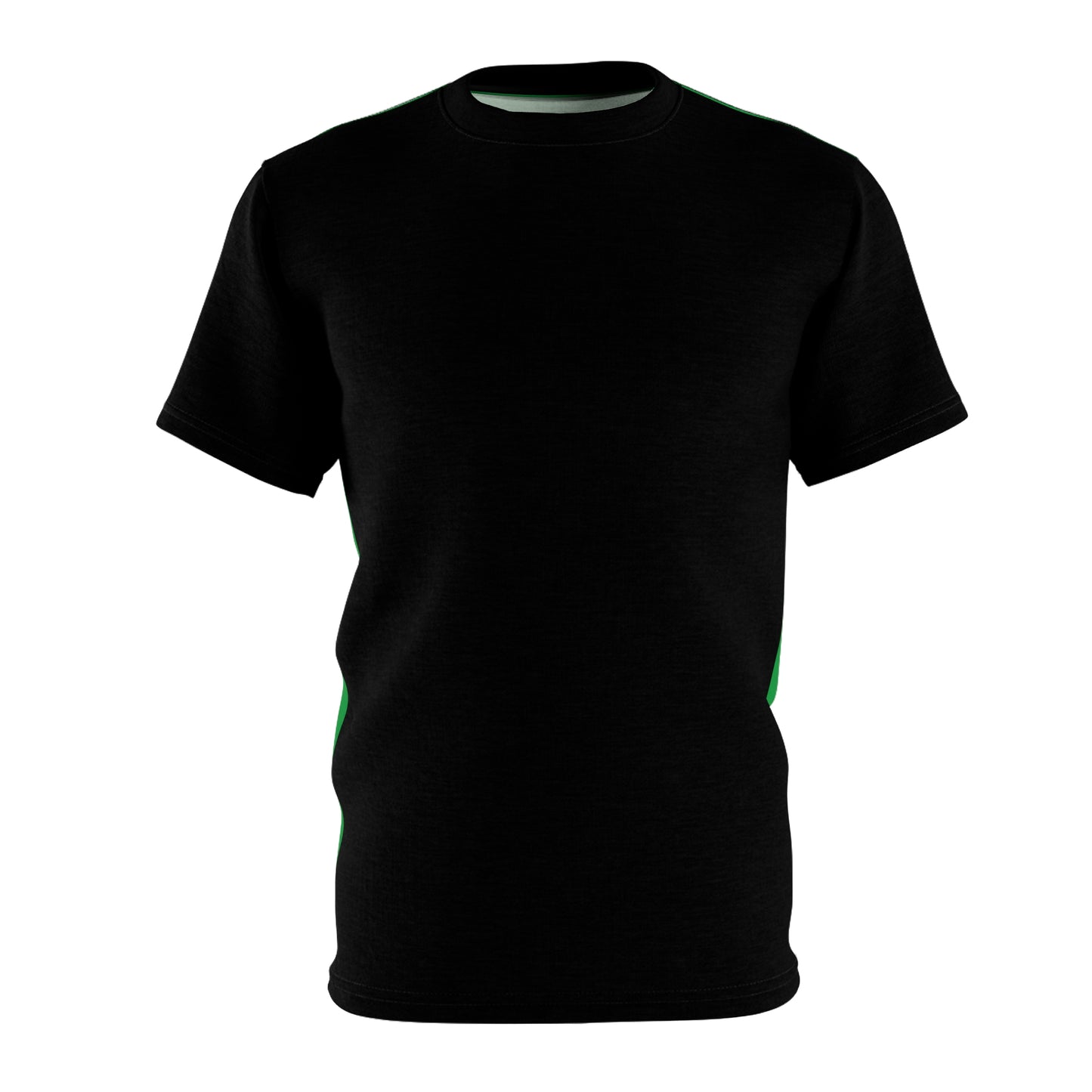 Disc Dino Black/Green (back print) Unisex Cut & Sew Tee (AOP)