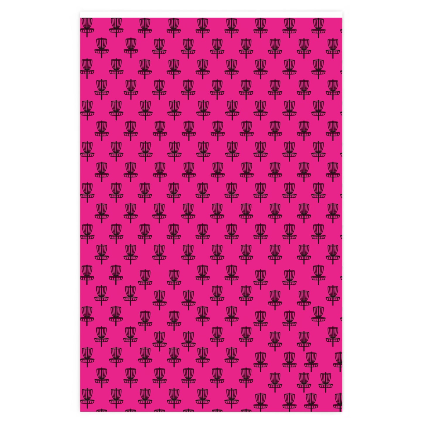 Wrapping Paper Black on Pink