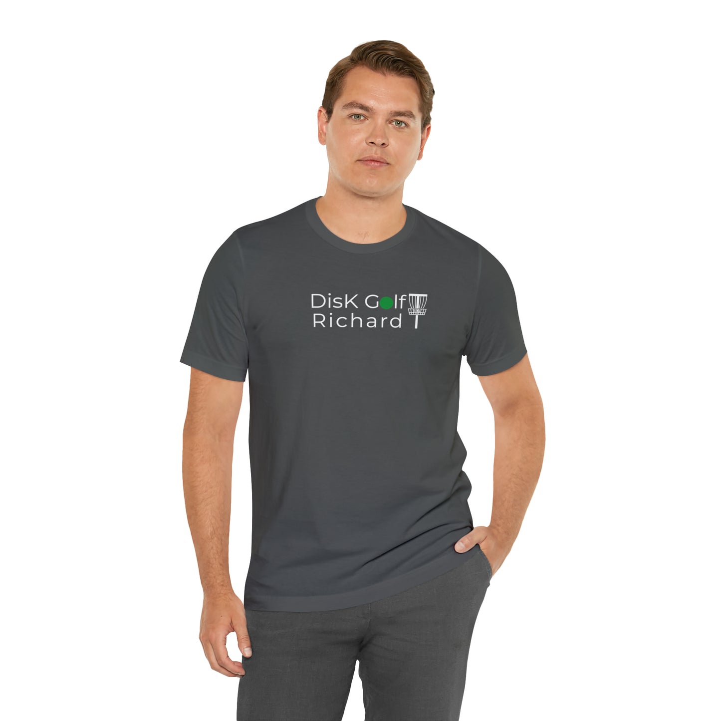 "DisK Golf Richard" - All Gender Jersey Short Sleeve Tee