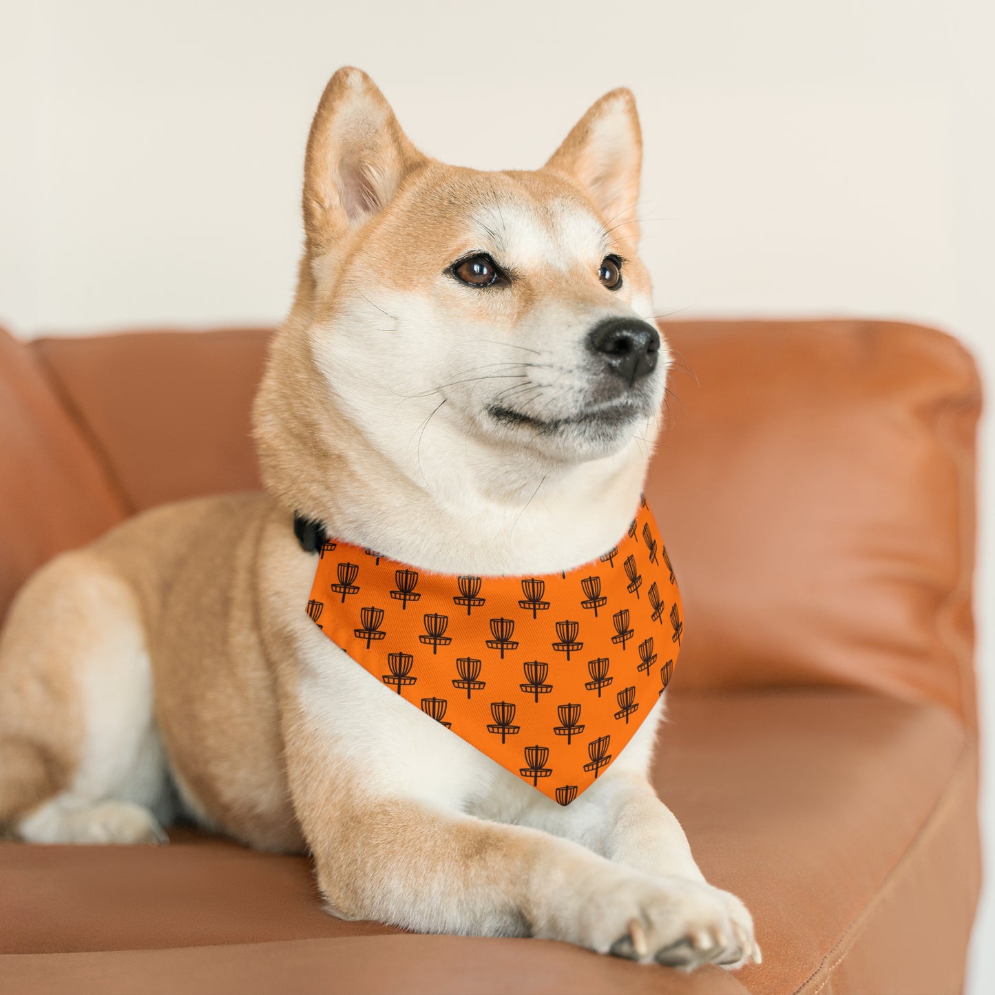 Pet Bandana Collar- Orange