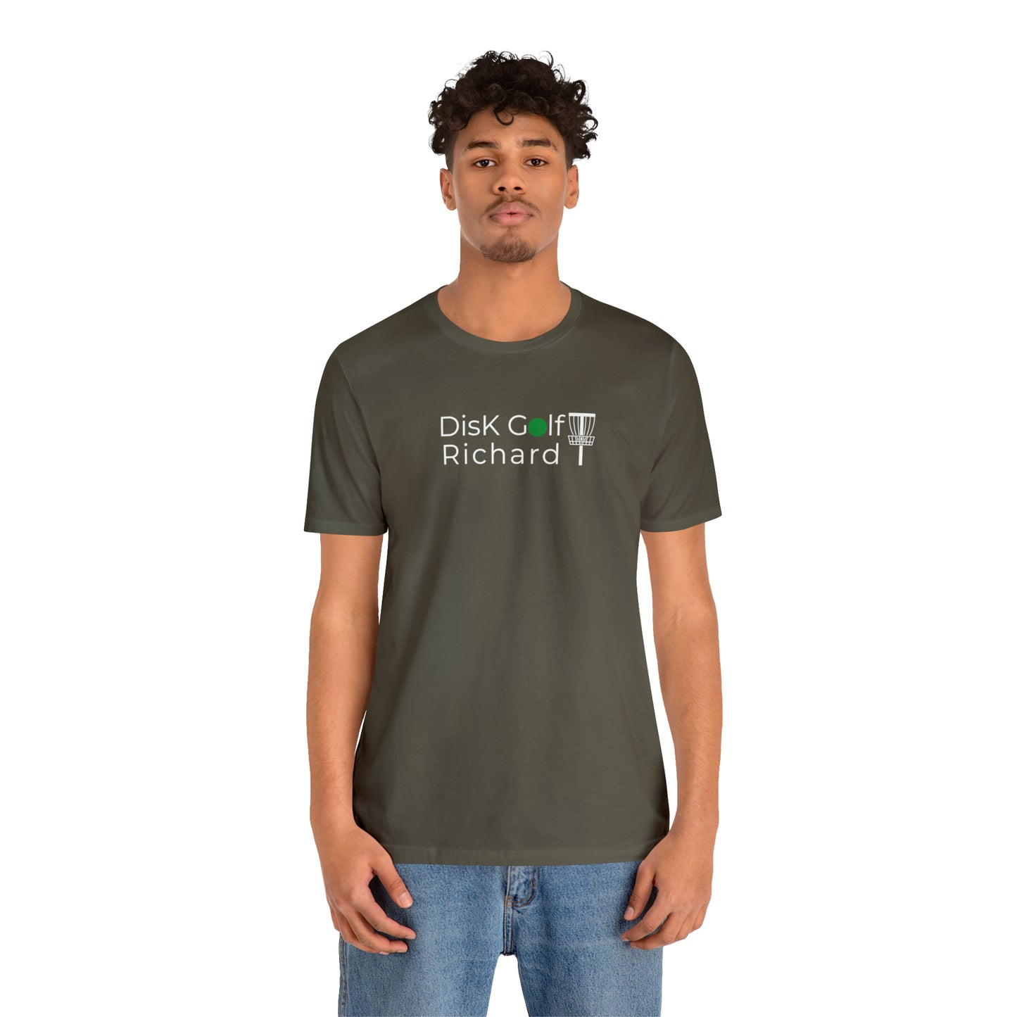 "DisK Golf Richard" - All Gender Jersey Short Sleeve Tee