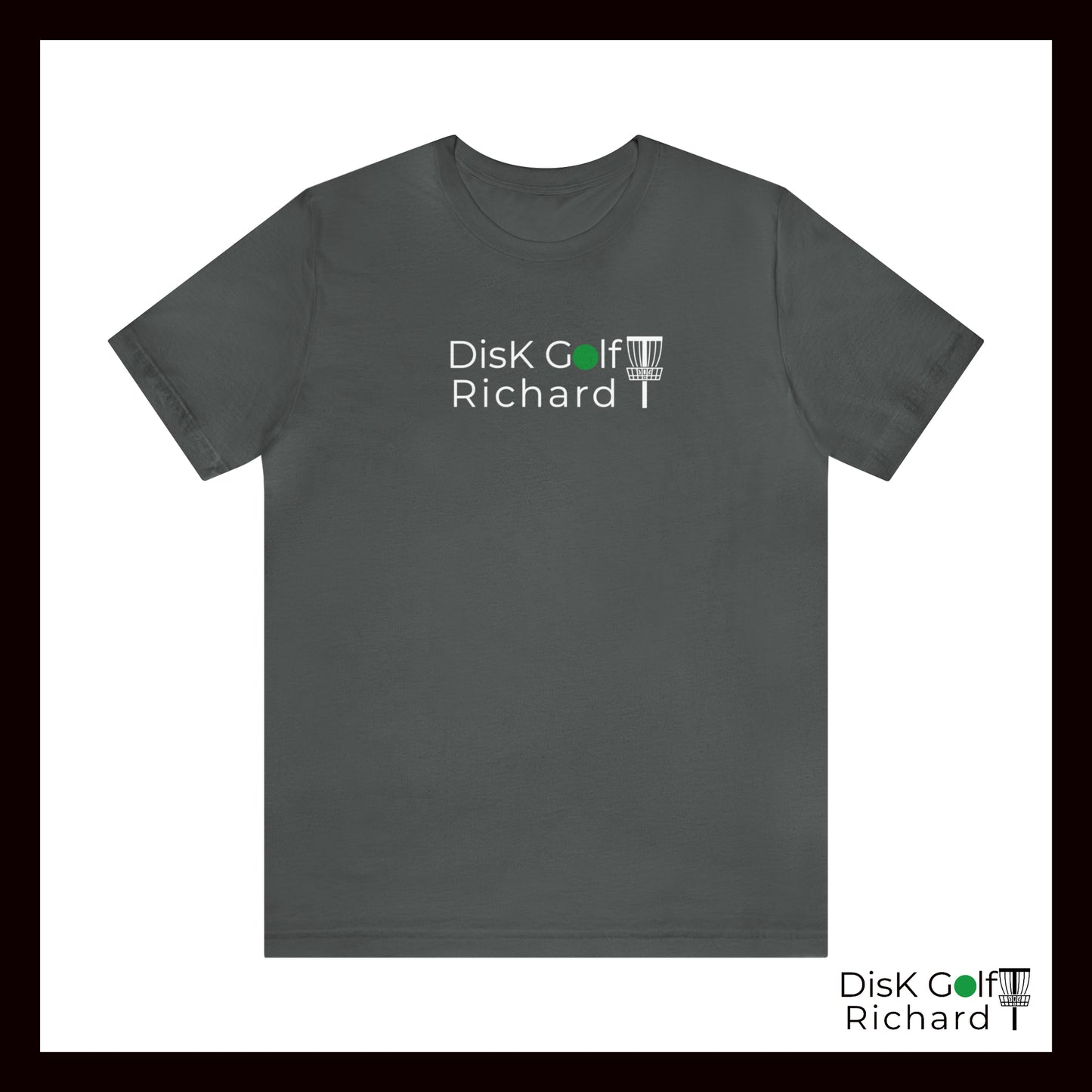 "DisK Golf Richard" - All Gender Jersey Short Sleeve Tee