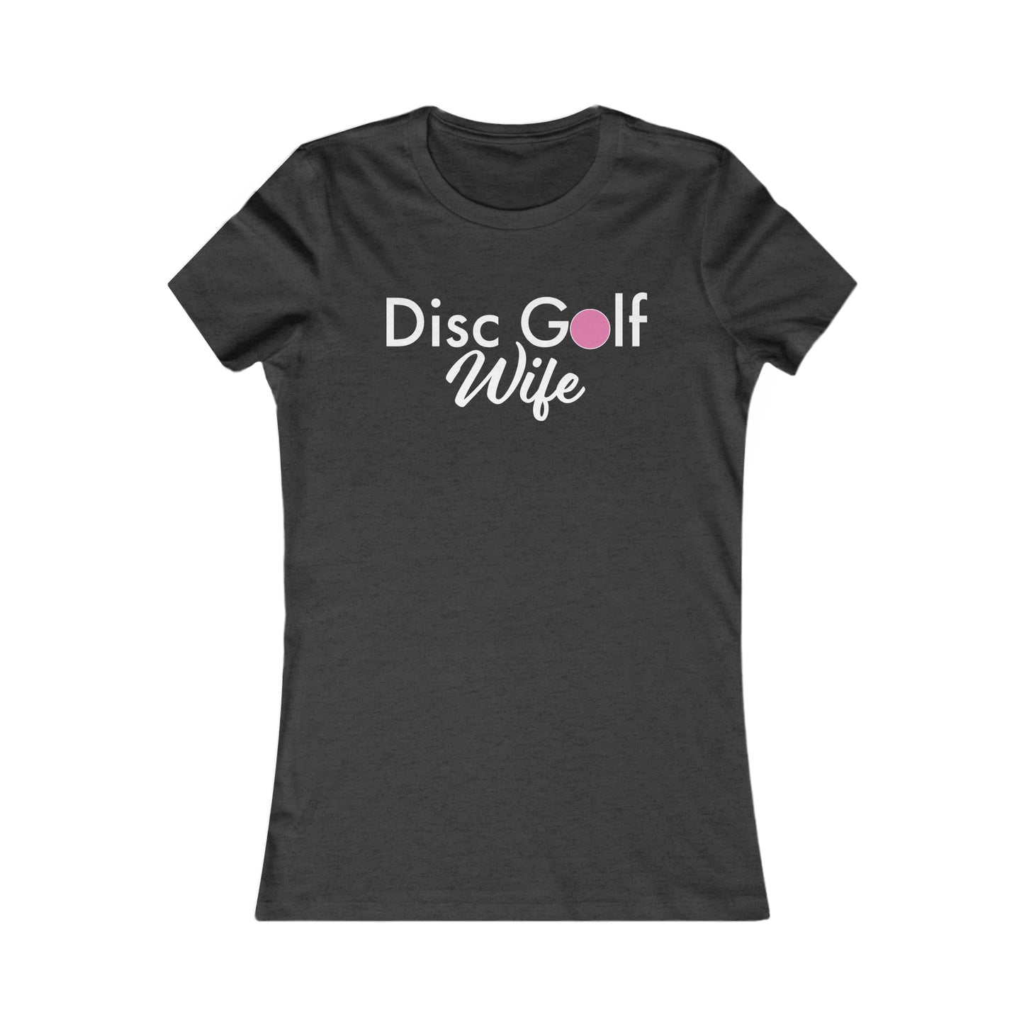 "Disc Golf Wife"  Women's Favorite Black Tee