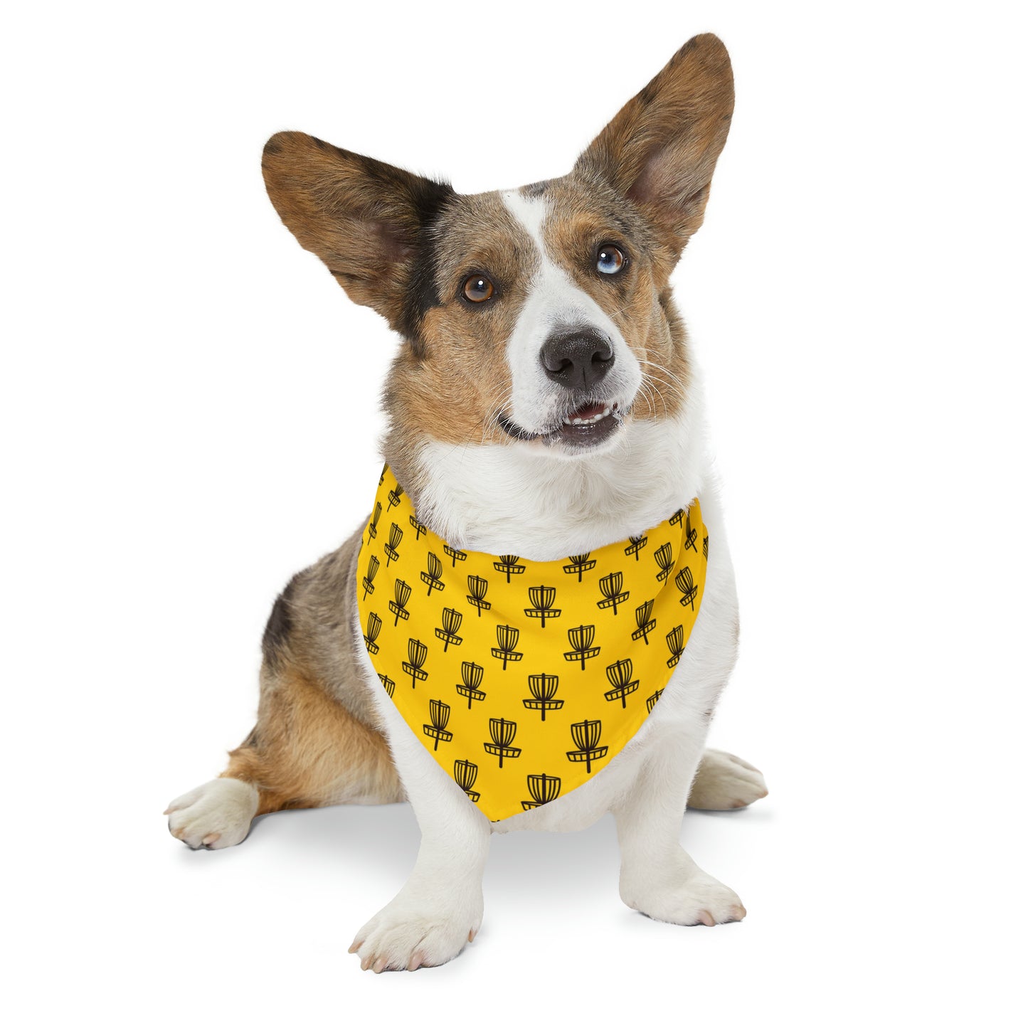 Pet Bandana Collar- Yellow