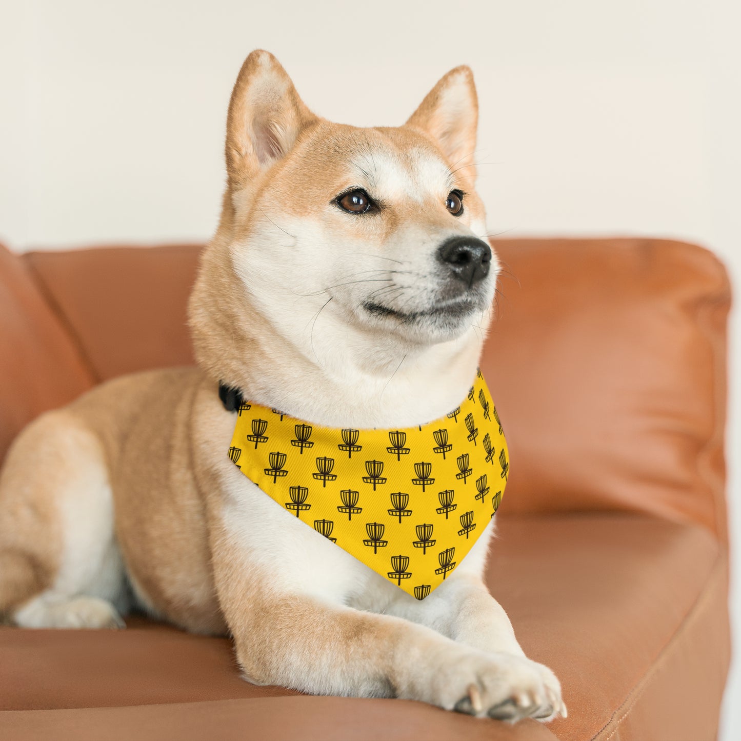 Pet Bandana Collar- Yellow