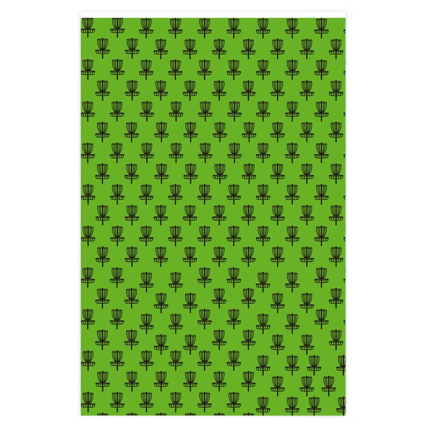 Wrapping Paper Black on Green