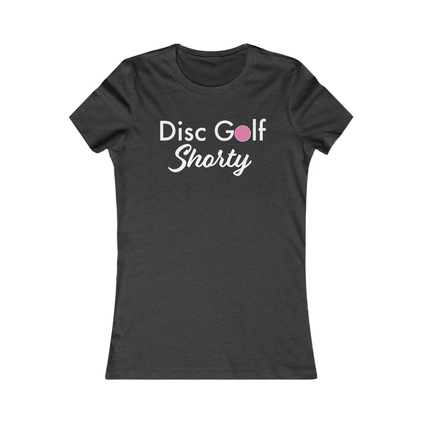 "Disc Golf Shorty"  Women's Favorite Black Tee