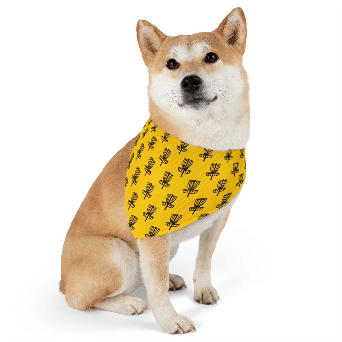 Pet Bandana Collar- Yellow