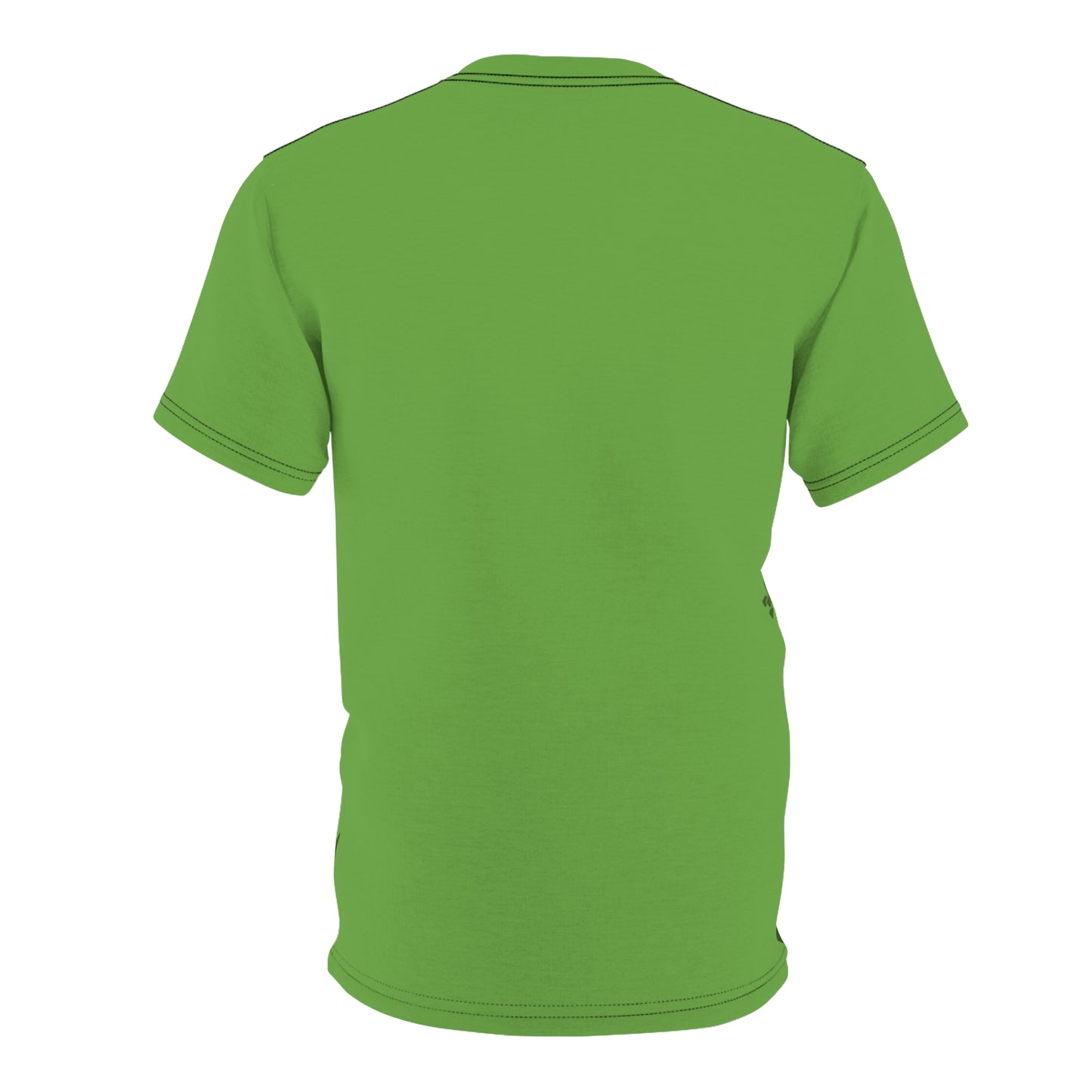 Atom Basket Green Unisex Cut & Sew Tee (AOP)