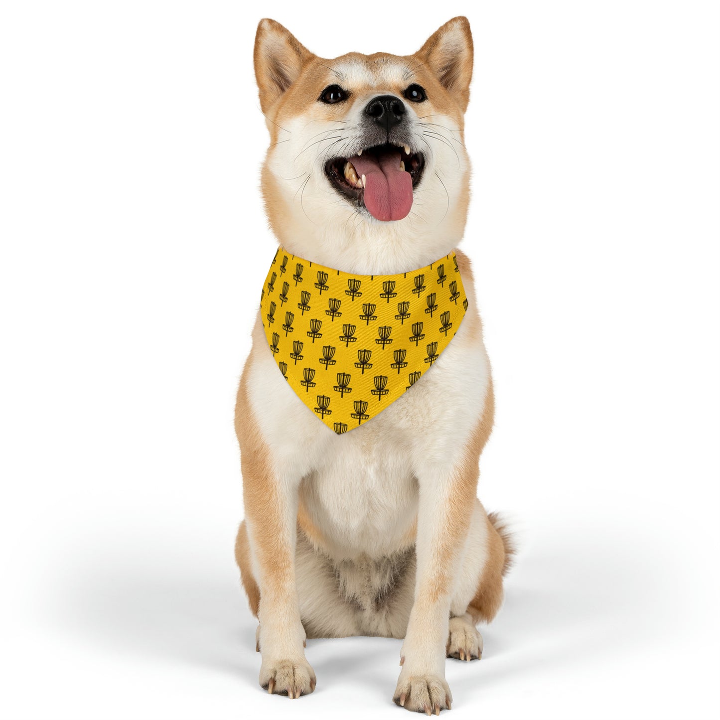 Pet Bandana Collar- Yellow