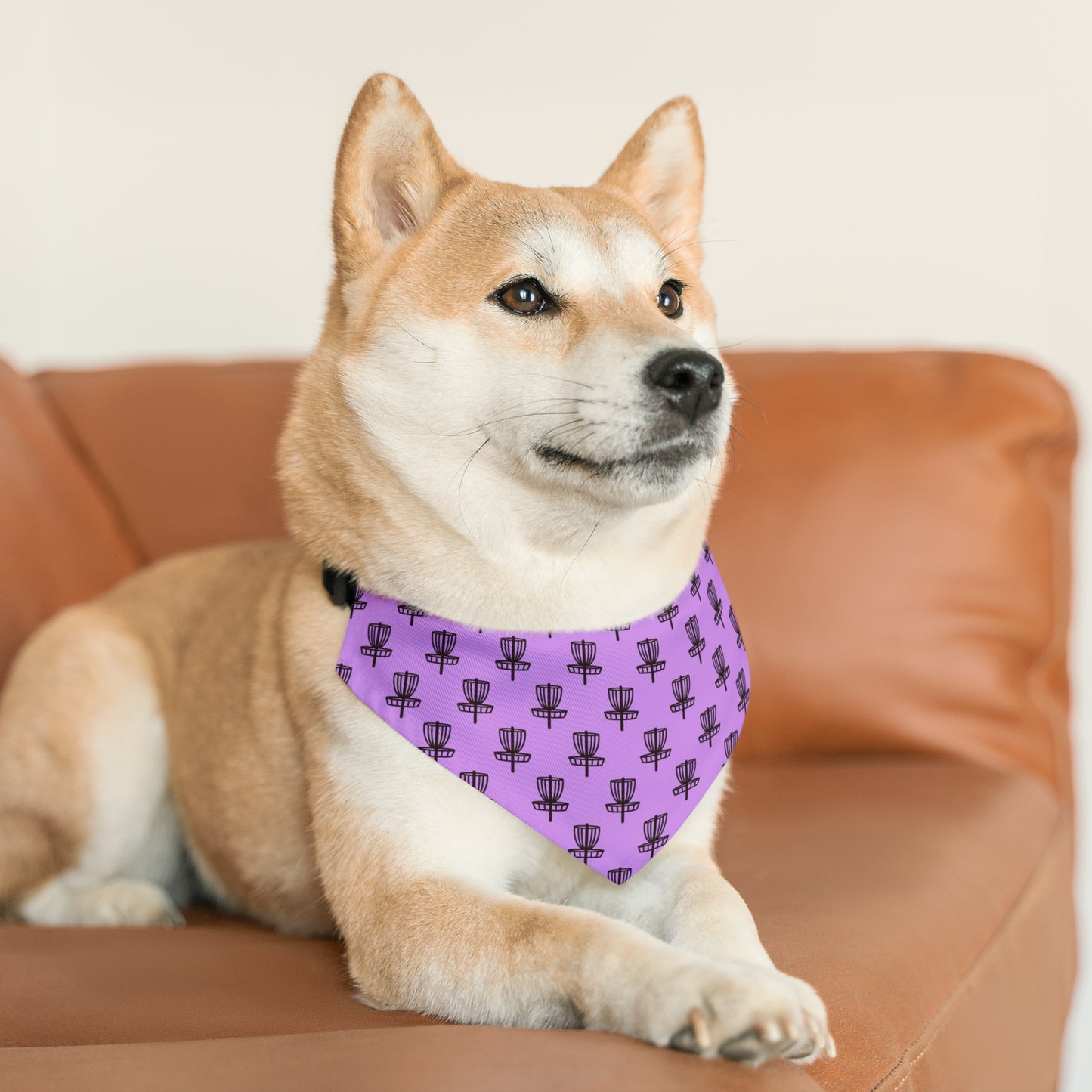 Pet Bandana Collar- Purple