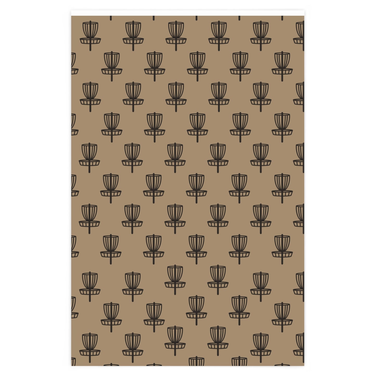 Wrapping Paper Black on Tan