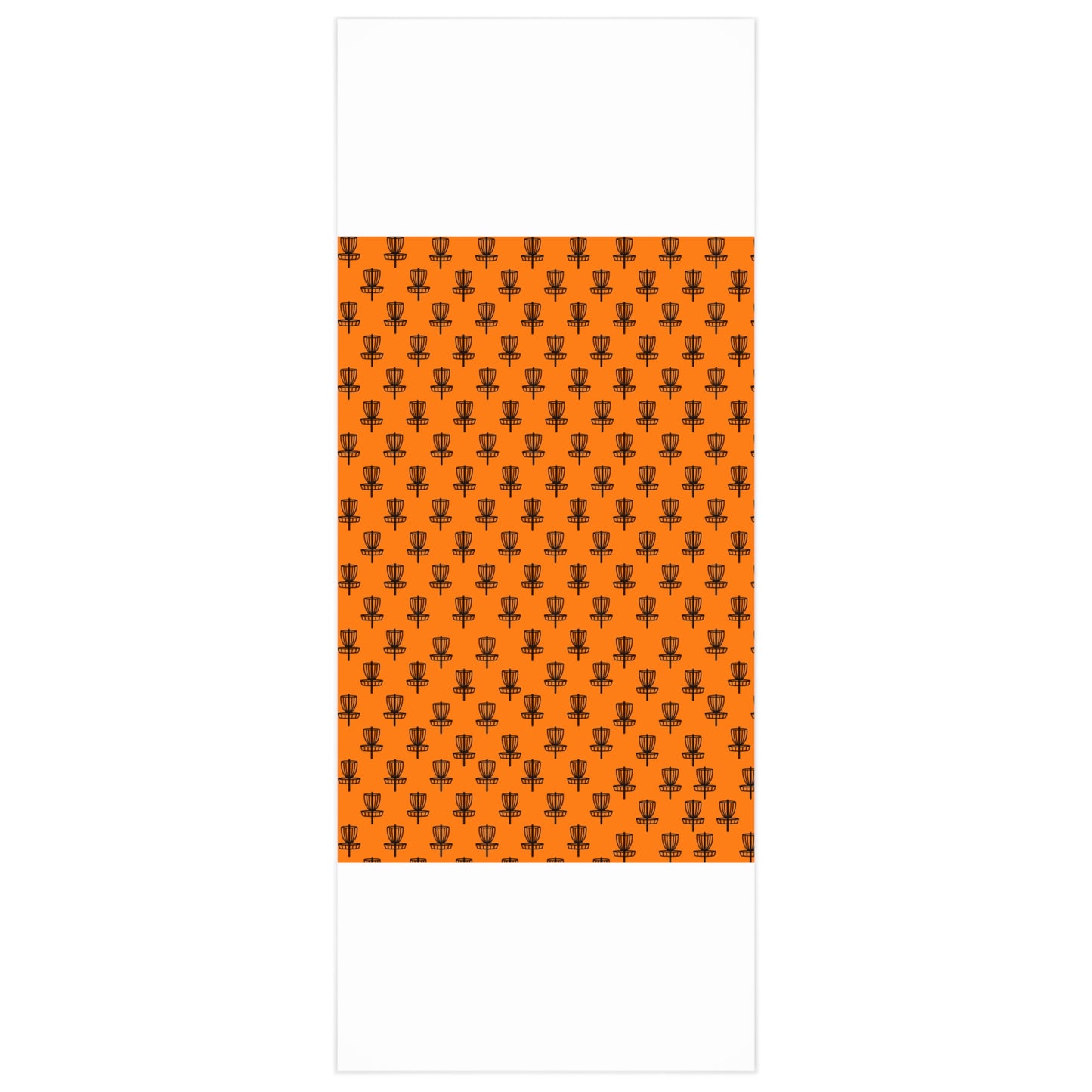 Wrapping Paper Black on Orange