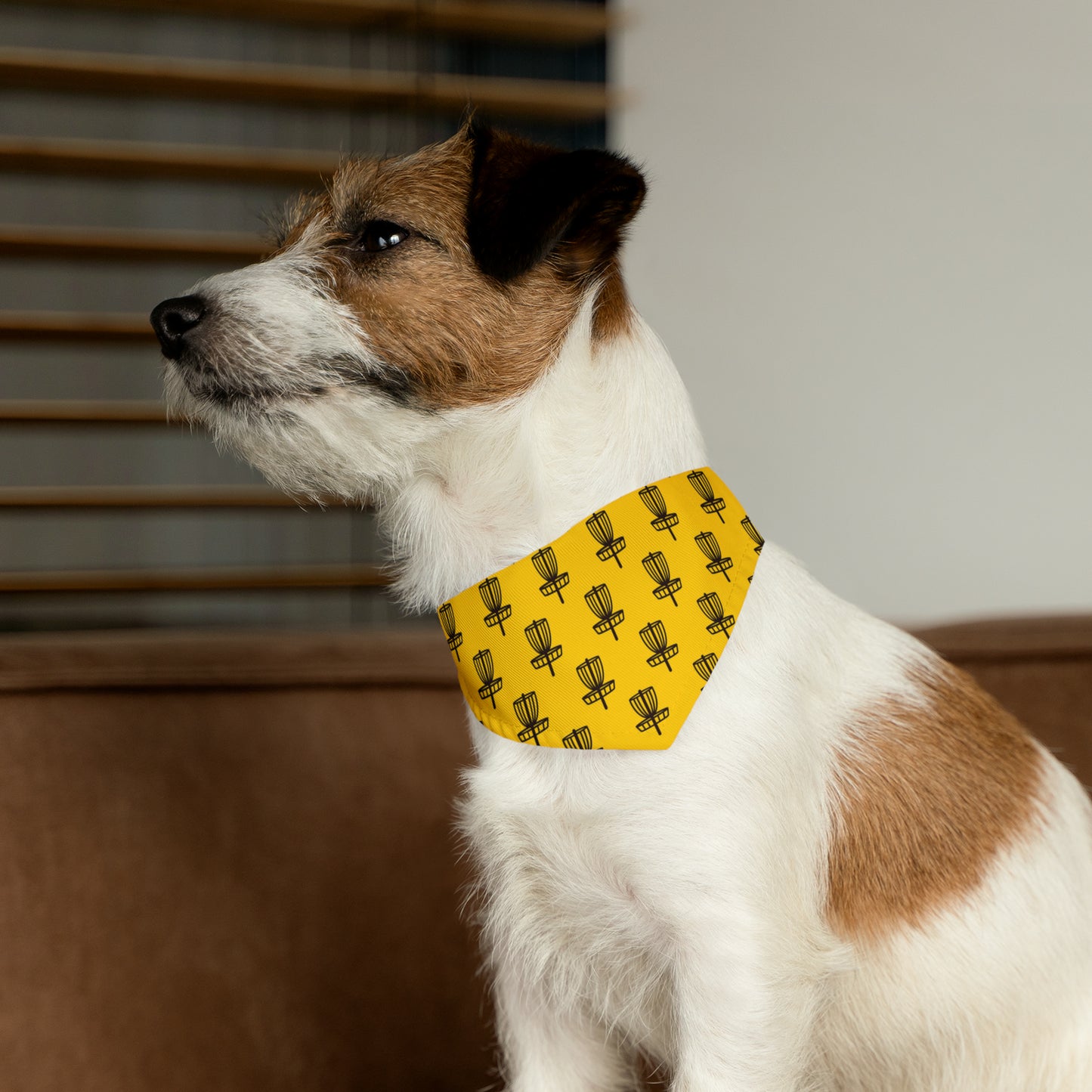 Pet Bandana Collar- Yellow