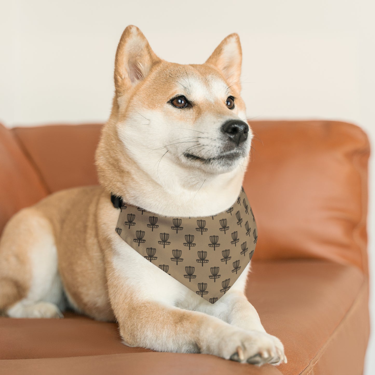 Copy of Pet Bandana Collar- Latte