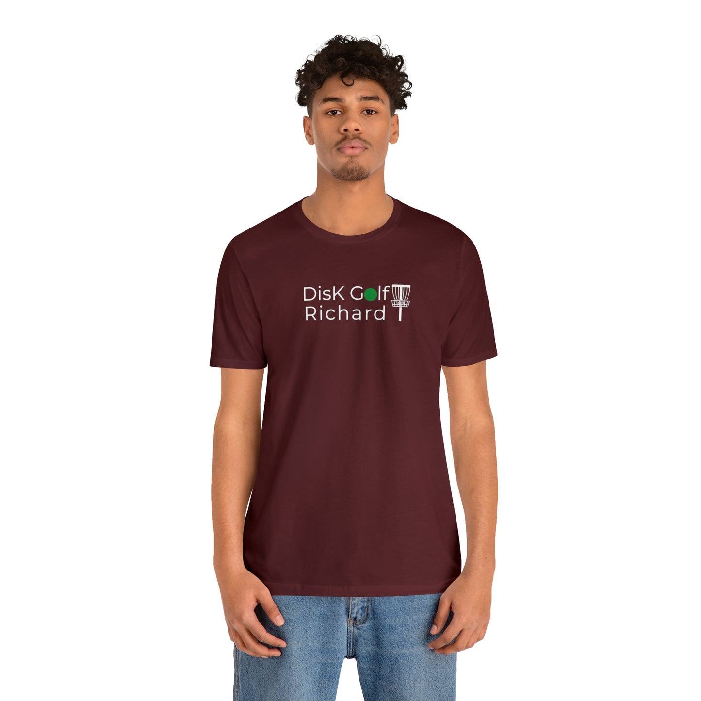 "DisK Golf Richard" - All Gender Jersey Short Sleeve Tee