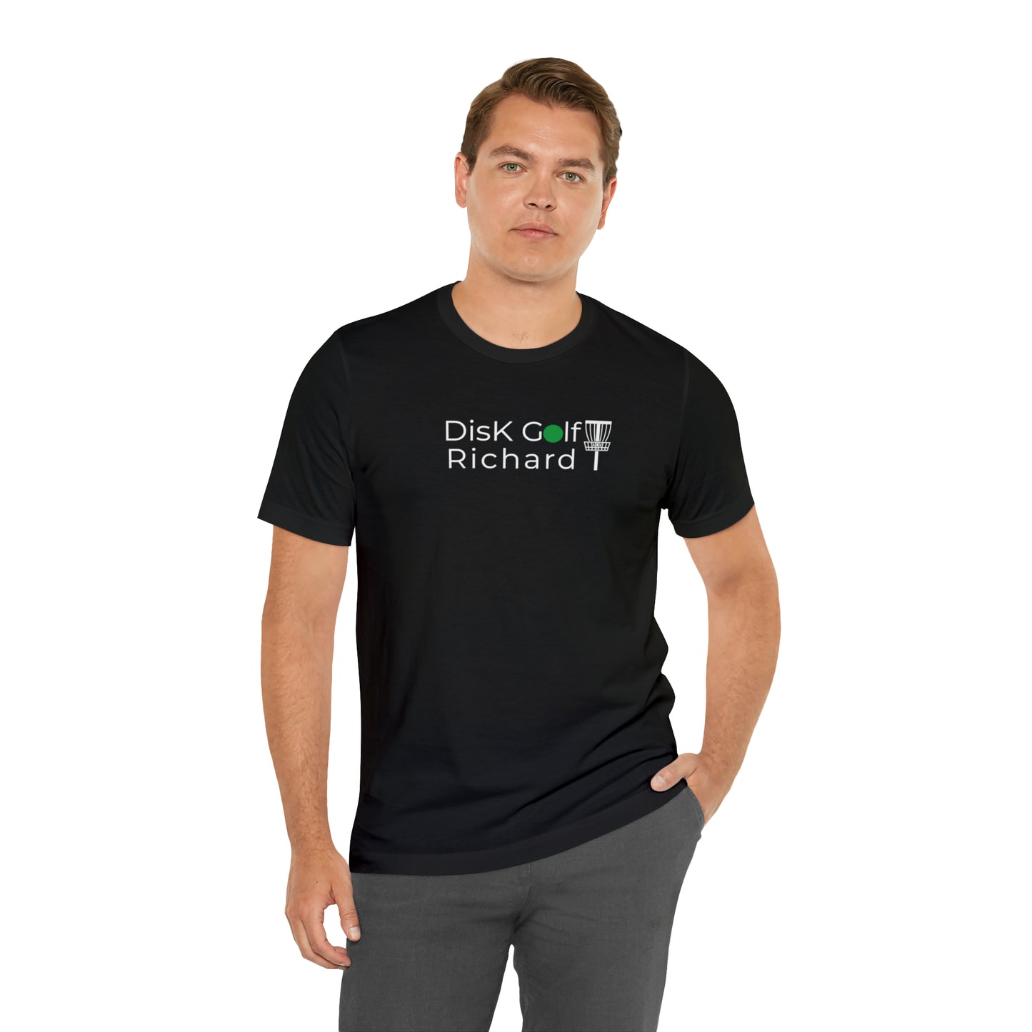 "DisK Golf Richard" - All Gender Jersey Short Sleeve Tee