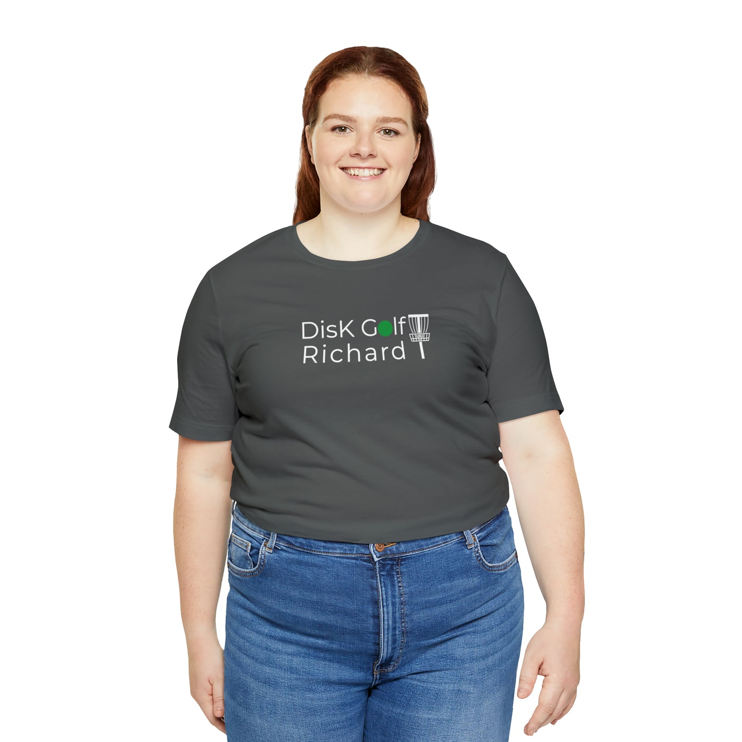 "DisK Golf Richard" - All Gender Jersey Short Sleeve Tee