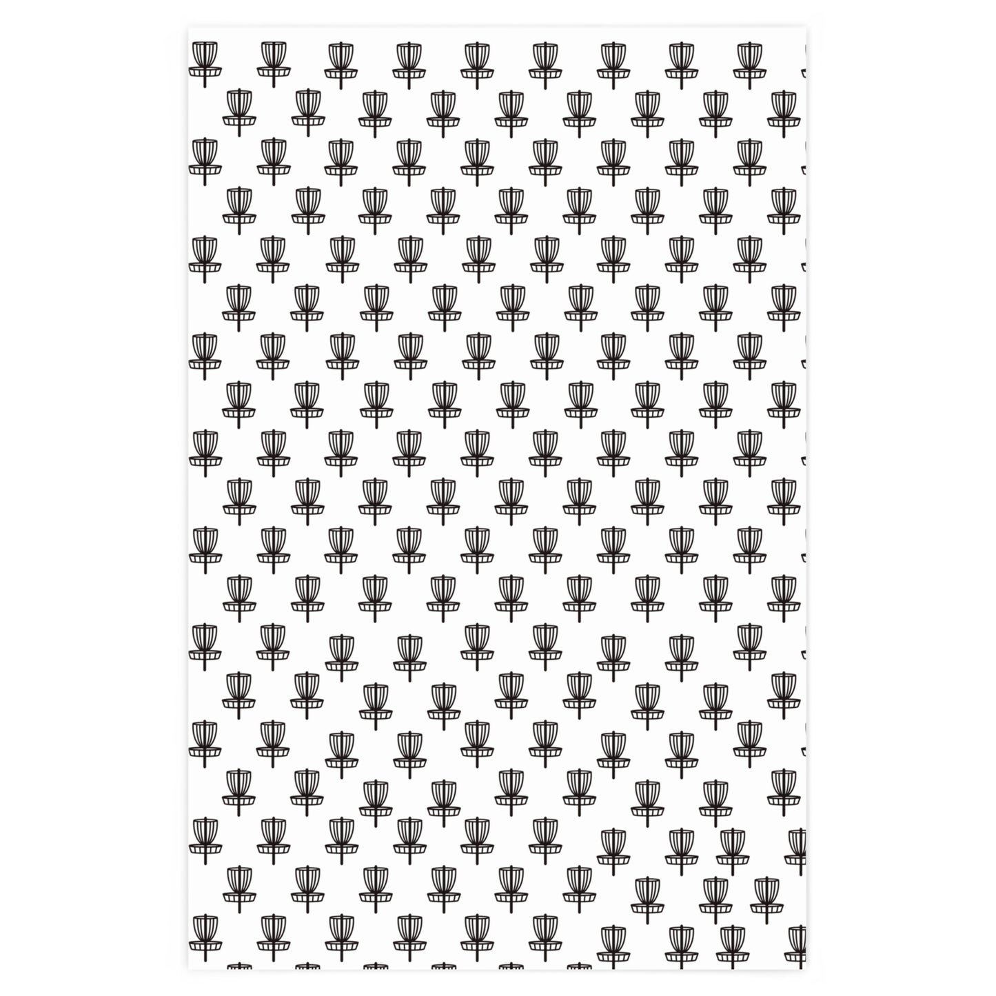 Wrapping Paper Black on White