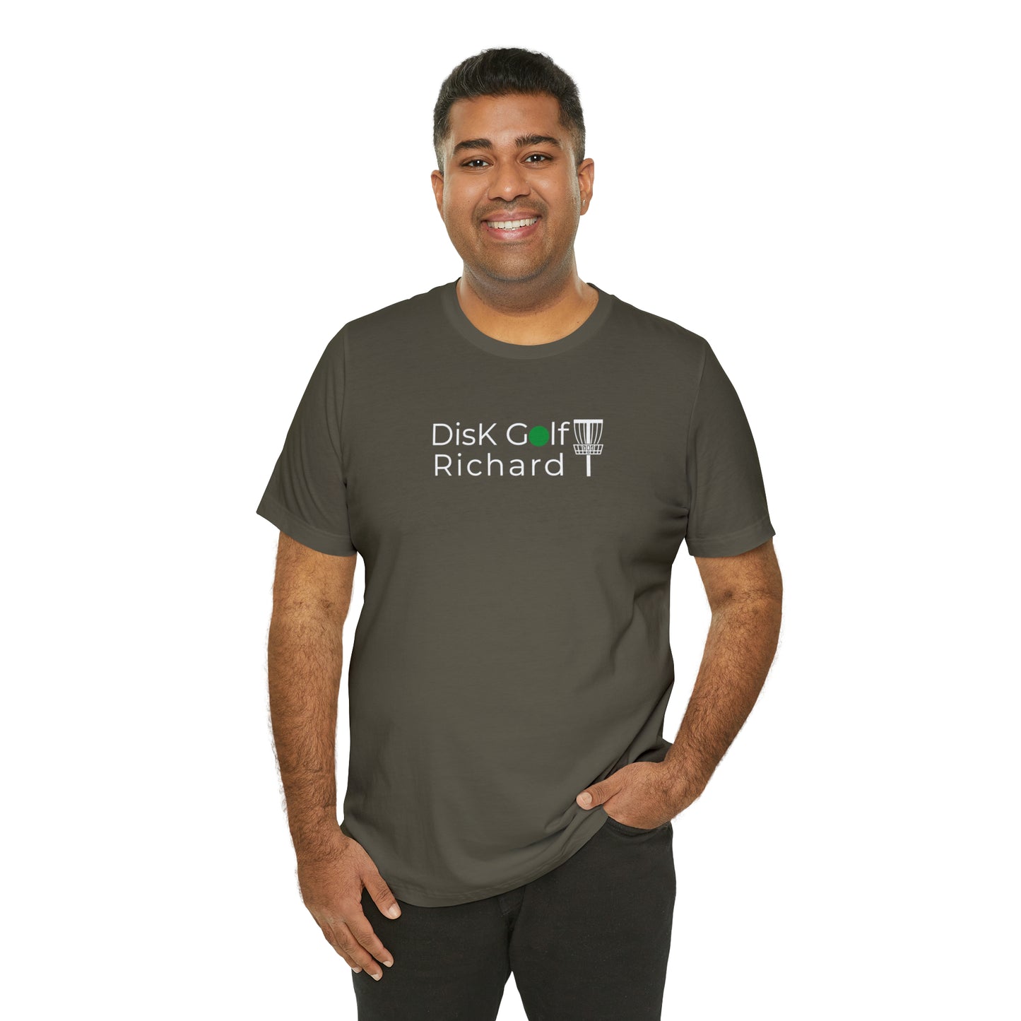 "DisK Golf Richard" - All Gender Jersey Short Sleeve Tee